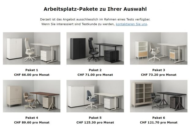 Büromöbel mieten bei Ikea Schweiz – Büroblog Schweiz